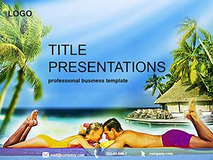 Sea Resorts PowerPoint Template for Presentation