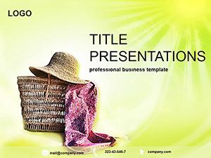 Beach Bag PowerPoint Template: Presentation