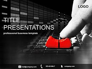 Recording studio PowerPoint template