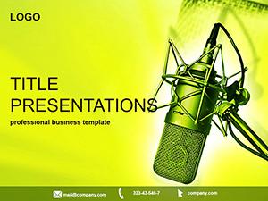 Radio shows PowerPoint template