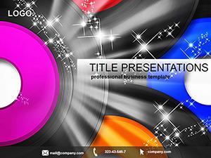 DJ disco PowerPoint template