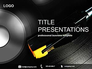 Top Hits music PowerPoint template