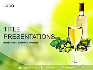 Wine industry PowerPoint template for presentation