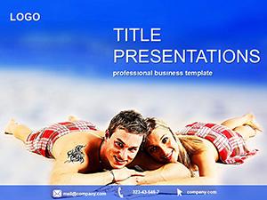 Last Minute Travels PowerPoint Template for Presentation