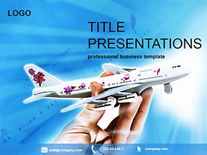 Airline tickets PowerPoint template