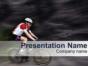 Bicycle sports PowerPoint templates