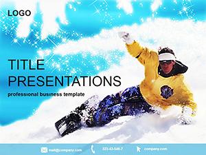 Guide to snowboarding PowerPoint templates