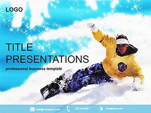 Guide to Snowboarding PowerPoint Template | Professional Infographic