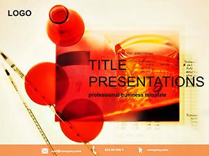Laboratory equipment PowerPoint Template