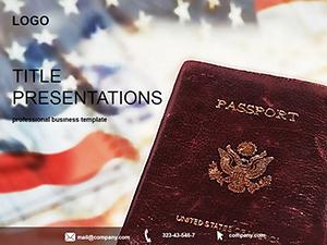 USA Embassy PowerPoint Template