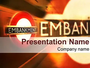 Embankment Underground Station PowerPoint Presentation Template
