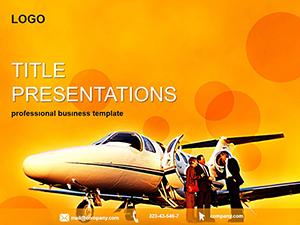 Business Aircraft PowerPoint Template