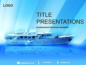 Cruise ships PowerPoint Template