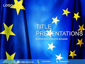 European Union Flags PowerPoint Template: Presentation