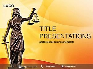Law justice PowerPoint Template