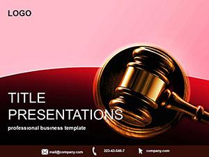 Law cases PowerPoint Template
