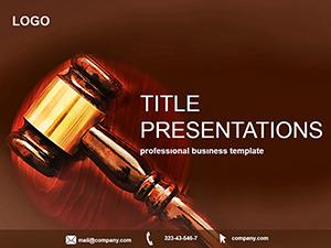 Law Society PowerPoint Template - Professional Presentation Slides
