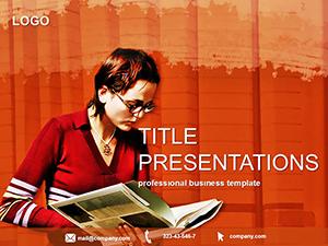 Library Resource PowerPoint Template