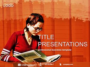 Download Public Library PowerPoint Template Presentation