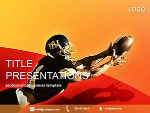 Professional American football PowerPoint Template