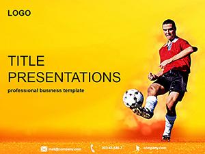 Soccer player PowerPoint Template