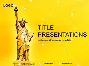 Statue of Liberty PowerPoint Template