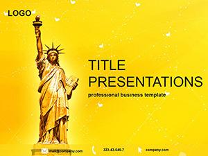 Statue of Liberty PowerPoint Template: Presentation
