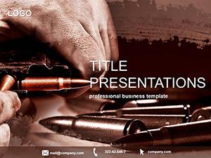 Weapons training PowerPoint Template