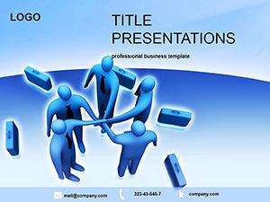 Commonwealth company PowerPoint Template