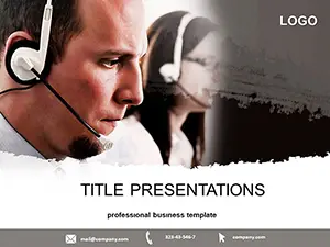 Support Centers PowerPoint Templates - Professional Presentation Designs