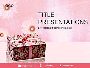 Birthday gifts PowerPoint template