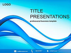 Blue Wave PowerPoint template
