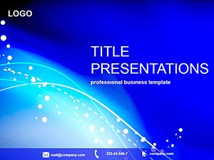 Blue Flash PowerPoint Template - Download Presentation