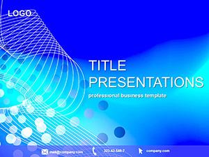 Azure Abstract PowerPoint template