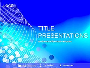 Azure Abstract PowerPoint Template - Download Free