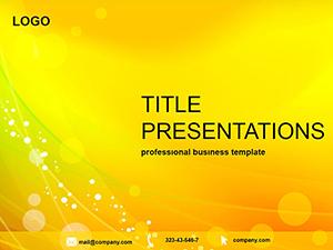 Yellow glitter PowerPoint templates