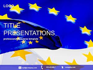The EU Flag PowerPoint templates