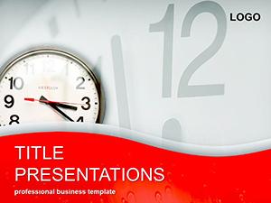 Times Works PowerPoint Template for  Workplace