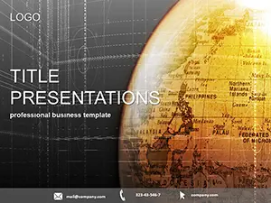 Earth geographical Globe PowerPoint templates