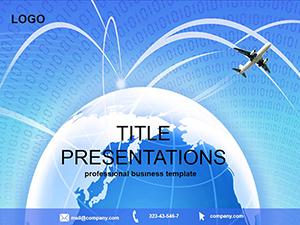 Flights PowerPoint template