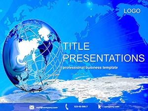Virtual World PowerPoint template
