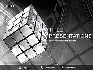Casino Black Jack PowerPoint Presentation Template, Backgrounds