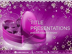 Gift for valentine day PowerPoint templates