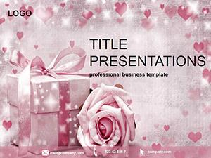 The Gift of Roses PowerPoint templates