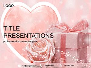 Gift and Heart PowerPoint templates