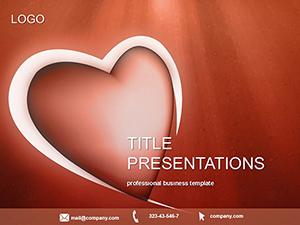Heart of Love PowerPoint Templates for Valentines Day