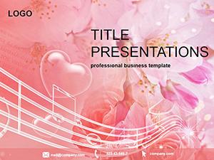Floral Romance: PowerPoint templates