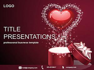 Gift of Love: A Heartwarming PowerPoint Template to Share Your Affection