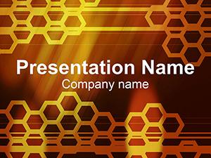 Honeycomb Background PowerPoint Template