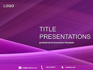 Purple Background PowerPoint template